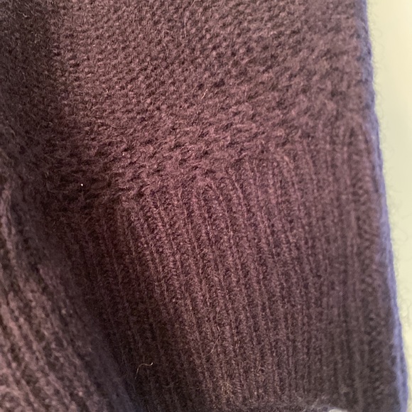 NET Black Brown  lambs wool dark navy sweater - Picture 7 of 9